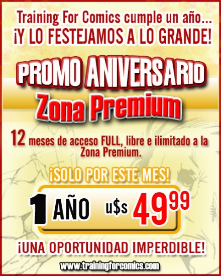 Training for comics aniversario